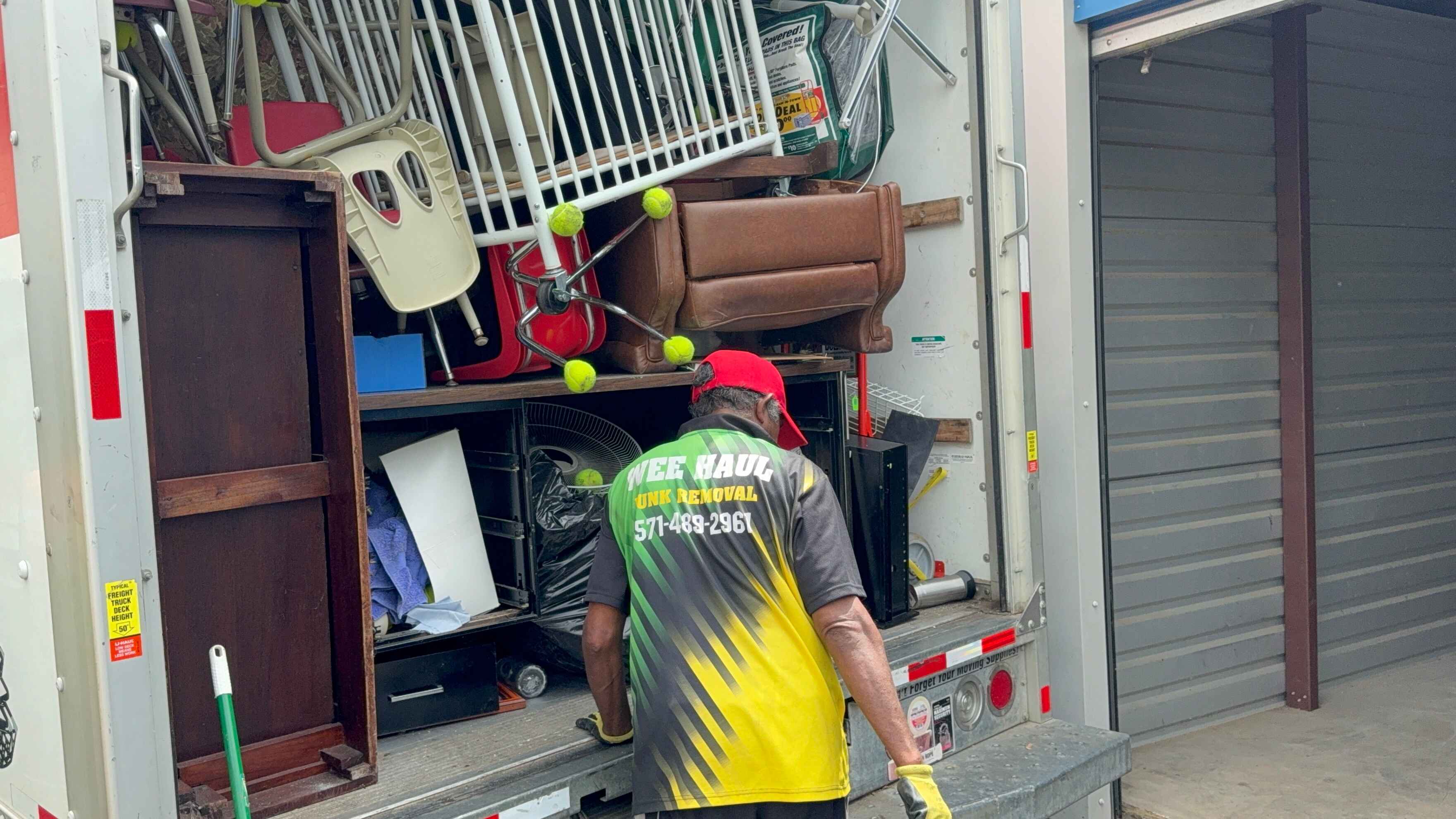 Professional storage unit cleanout service in Fairfax County VA